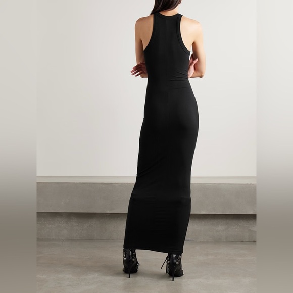 SKIMS Soft Lounge Ribbed Maxi Dress | Black | Size M | Summer & Vacation-Ready - Picture 3 of 3